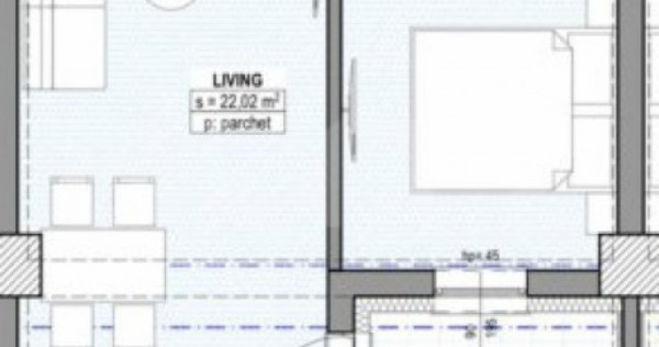 Apartament 2 camere, 58 mp, cu terasa de 75 mp, plata la dez