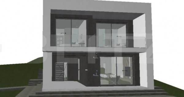 Vila individuala semifinisata, 120 mp, in Turda Noua