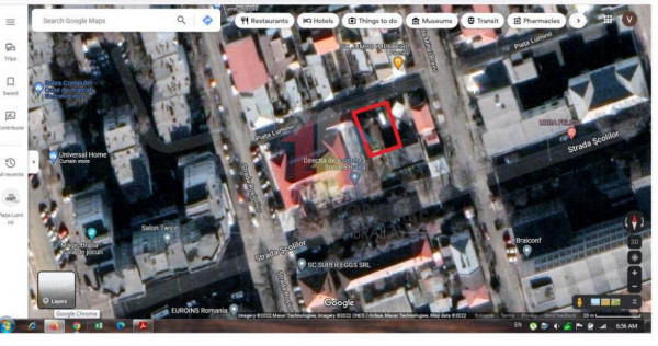 Teren zona Ultracentral, Suprafata 320 mp, deschidere 16m, I