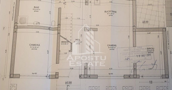Casa individuala , 4 camere,2 bai, garaj, acces auto, 575...
