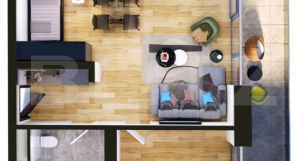 Apartament de vanzare, 1 camere, 40 mp, zona Torontalului