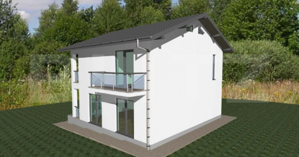 Casă familială în suprafață de 120 mp utili, la poalele