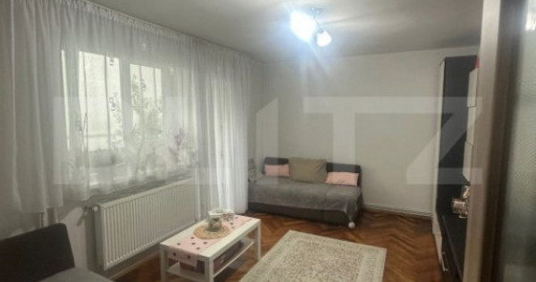 Apartament 3 camere, 65 mp + balcon 5 mp, mobilat și utilat