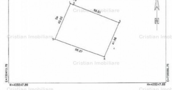 Teren intravilan 2500 mp zona Chercea, 70m front stradal