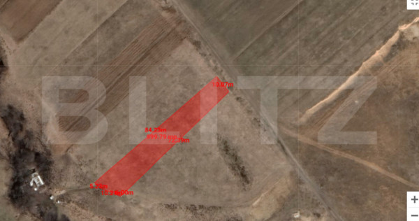 Investitie ! Teren extravilan 1000 mp , front 10 m , Motel