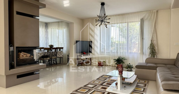 Vila moderna cu 6 camere si 2 garaje, teren 750 mp, Dumbr...