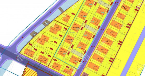 Teren intravilan de 543 mp cu PUZ constructie duplex in Cris