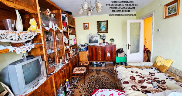 Apartament 2 camere decomandate,cu boxa, etaj 1, zona LIDL Darmanesti