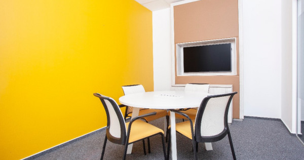 Spațiu de birou privat pentru 5 persoane în Regus Sun Business Centre