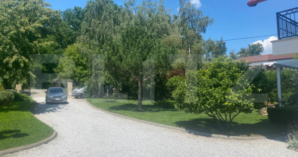 Casa individuala, 1600 mp teren, mobilata si utilata de lux,