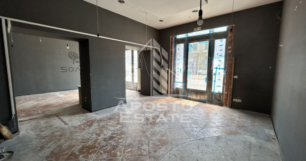 Spatiu comercial 100 mp, vitrina, trafic pietonal, zona M...