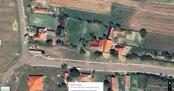 Teren intravilan Tilecuș 807mp