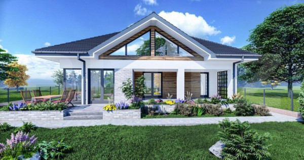 Teren+proiect casa de vanzare in Rasnov