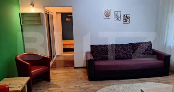 Apartament 2 camere, parter – complet renovat, mobilat și