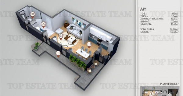 Garsoniera de bloc nou, adiacent metrou Obor