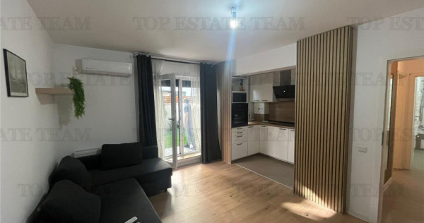 Apartament 2 camere cu gradina, mobilat/utilat in zona Braga