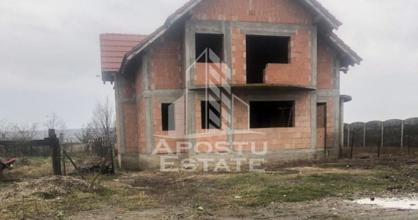 Casa individuala in Recas cu teren generos de 538 mp