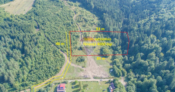 Teren extravilan, 4000 mp, Săcele - Babarunca