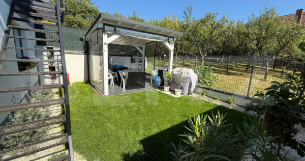 Apartament cu 3 camere, 65 mp si un foișor cu gradina de 19