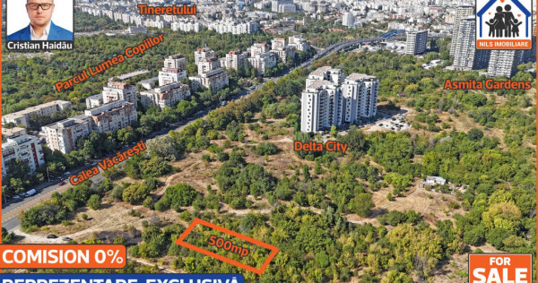 Teren 500mp (12x42) | Calea Vacaresti | POT: 70% | CUT: 4.5