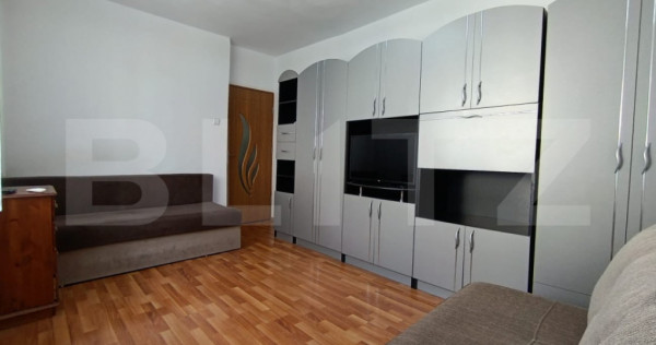 Garsoniera de inchiriat, 25 mp, zona Sarmas
