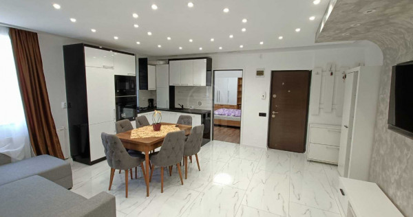 Apartament 3 camere, 60 mp utili, mobilat lux, Florești – zona Metro,