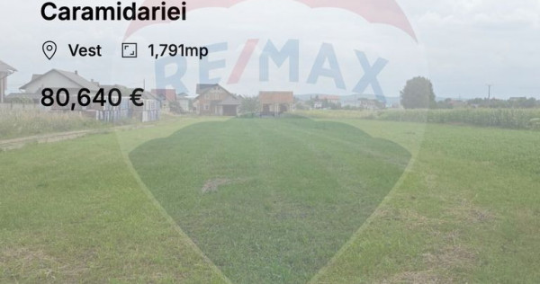 Teren 1,791mp Radauti / Strada Caramidariei