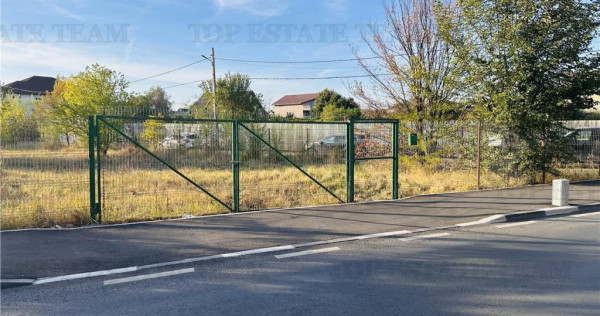 INCHIRIERE super teren 7452 mp, deschidere 3 sosele asfaltat