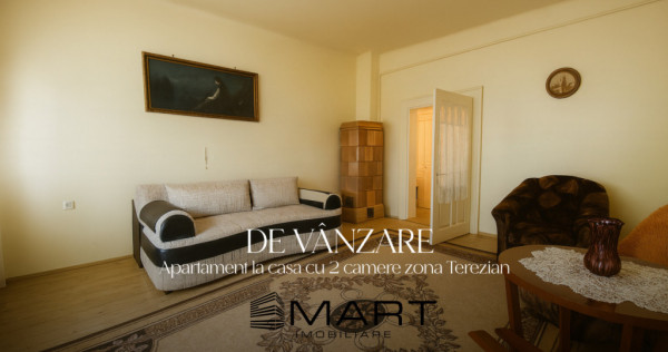 Apartament la casa 2 camere &icirc;n Terezian