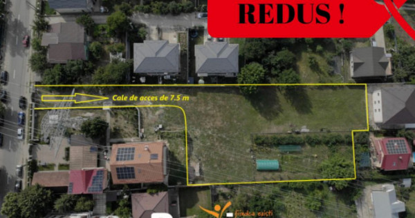 Teren compact 3315 mp toate utilitățile asfalt Tudor Necul