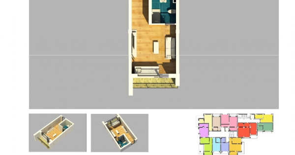 #Bloc Nou - Garsoniera 25 mp utili in Costinesti central