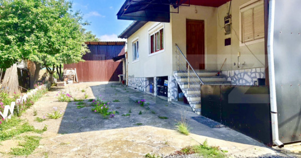 Casa de vanzare cu curte si anexe, teren 1253 mp, Berghin