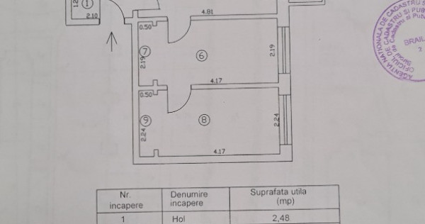 4 camere cf 2 Hipodrom sup 55 mp