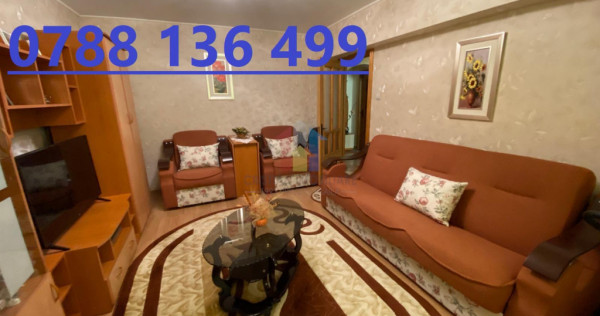 ETAJ 1! Se vinde MOBILAT! Ap 2 camere, zona Progresu