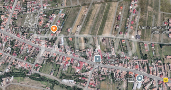 Teren intravilan de vanzare 456 mp puz aprobat in Selimbar