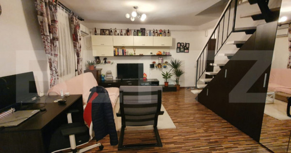 Apartament de 3 camere, cu scara interioara, 64 mp, zona Br