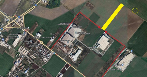 Teren industrial 4,5ha DN4 Popesti Leordeni loturi de 9.0...