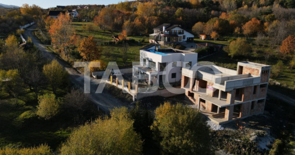 Vila premium Cisnadioara – panorama, piscina infinity, ter