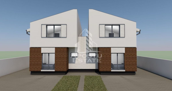 Duplex despartit prin baie P+M, in Giarmata