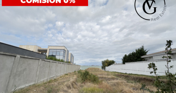 Teren construcții frontal la lac -1784 mp -Ovidiu