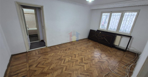 Zona linistita! Ap. 2 camere conf 1, Hipodrom, parter cu bal