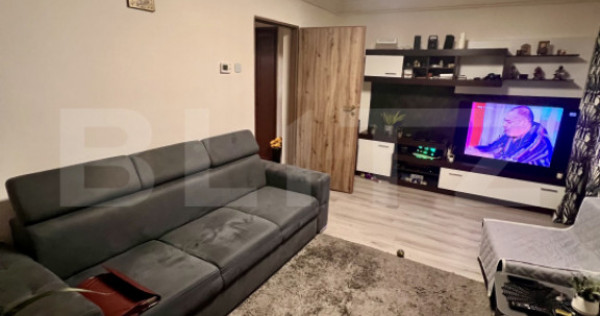 Apartament de 2 camere, 46 mp, balcon, zona Piata Abator