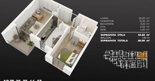 2cam. total dec. 3min metrou Berceni