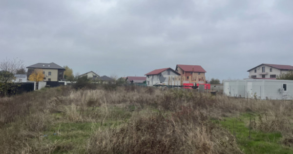 Domnești, teren intravilan, 775mp, deschidere 38ml, zona de