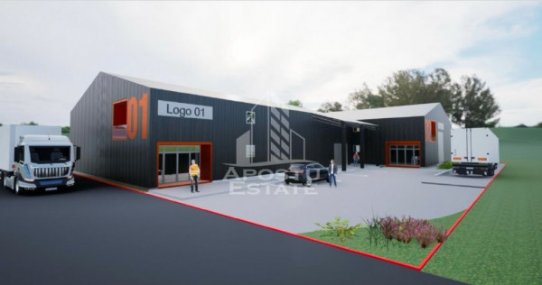 Hala noua cu rampa tir, 540 mpu, Giarmata