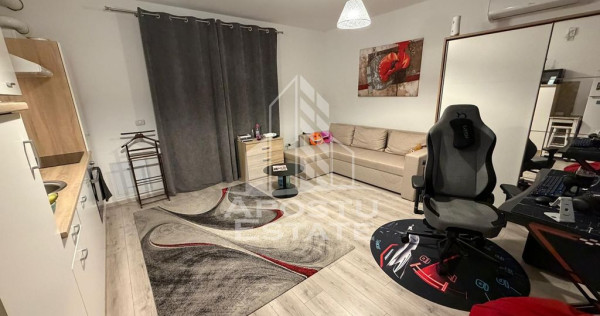 Apartament 1 camera, centrala proprie, Giroc