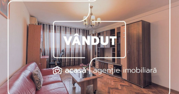 Vandut! Apartament 2 camere, decomandat, 64 mp, etaj 4/4