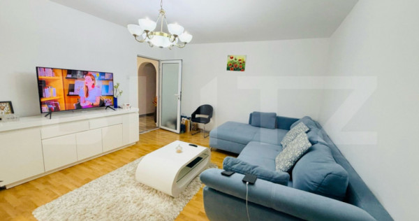 Apartament cu 3 camere, 2 bai, 2 balcoane, 2 locuri de parca