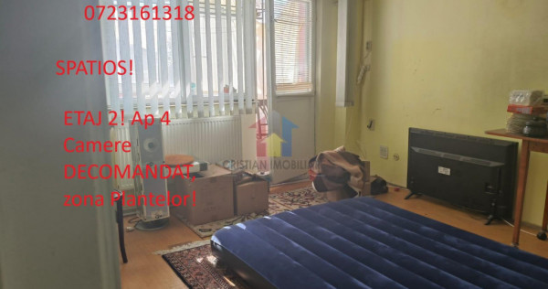 4 camere, 80 mp, etaj 2, Decomandat - Plantelor