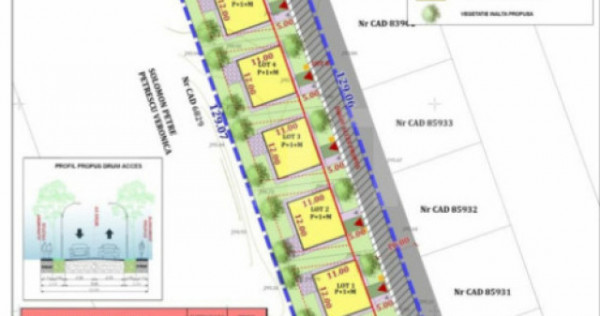 Cartierul Priseaca – Teren intravilan parcelat, ideal pent